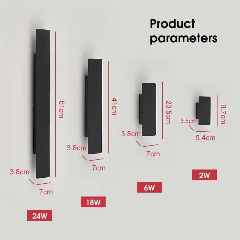 Sleek Outdoor LED Wall Lamp™